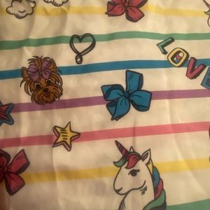 Jojo Siwa twin flat sheet and pillow case